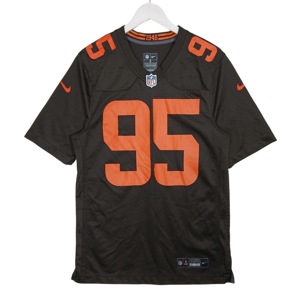 Nike NFL Cleveland Browns Myles Garrett 95 Jersey Brown Mens Small 67NM-0BAW